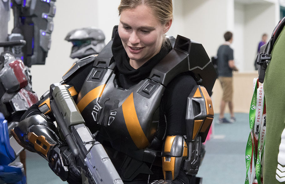 Member of the 405th Infantry Division at San Diego Comic Con 2015