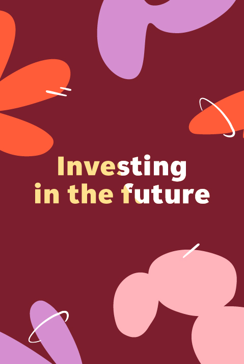 Investing in the future graphic