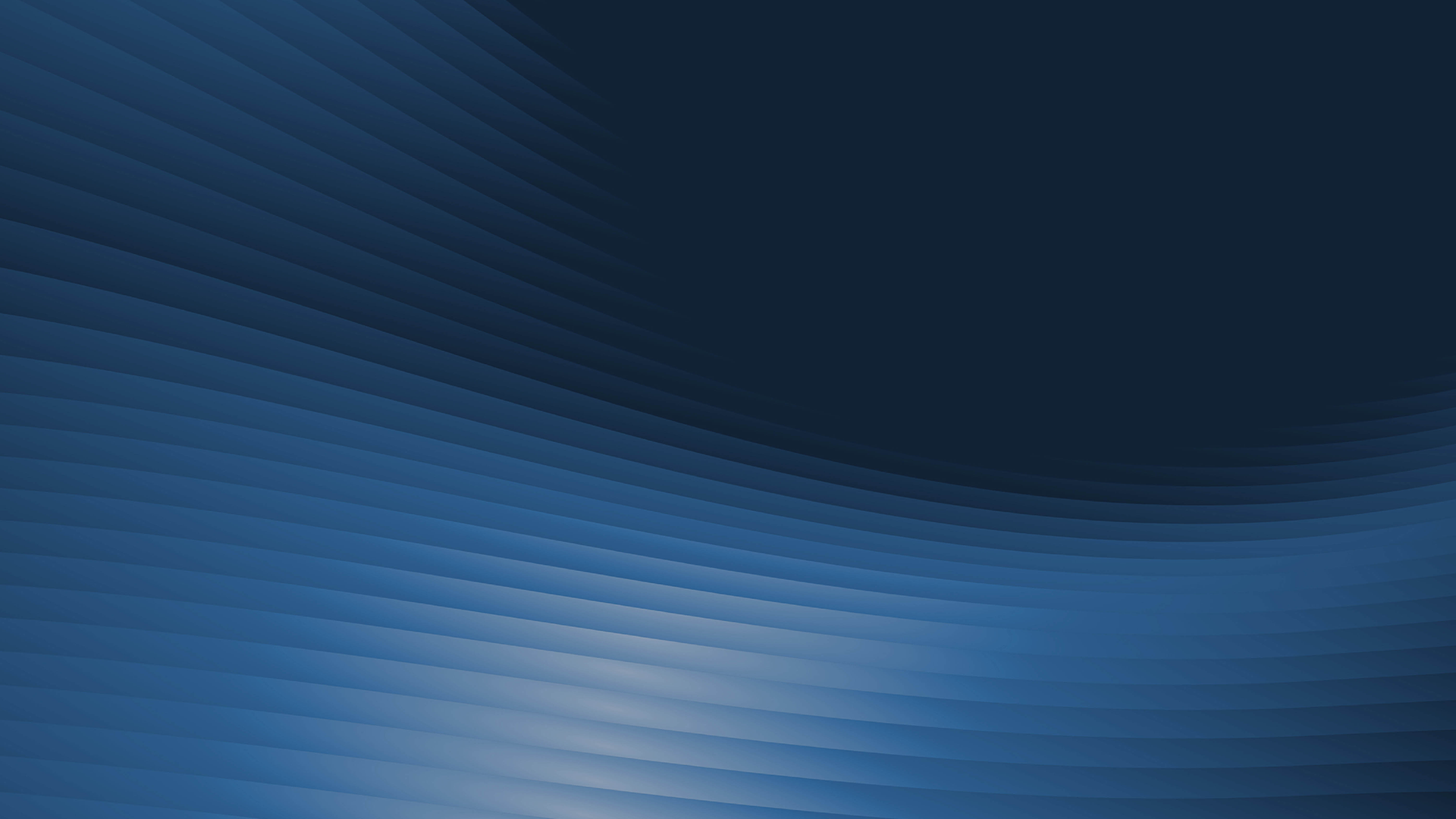 Abstract blue waves on plain background.