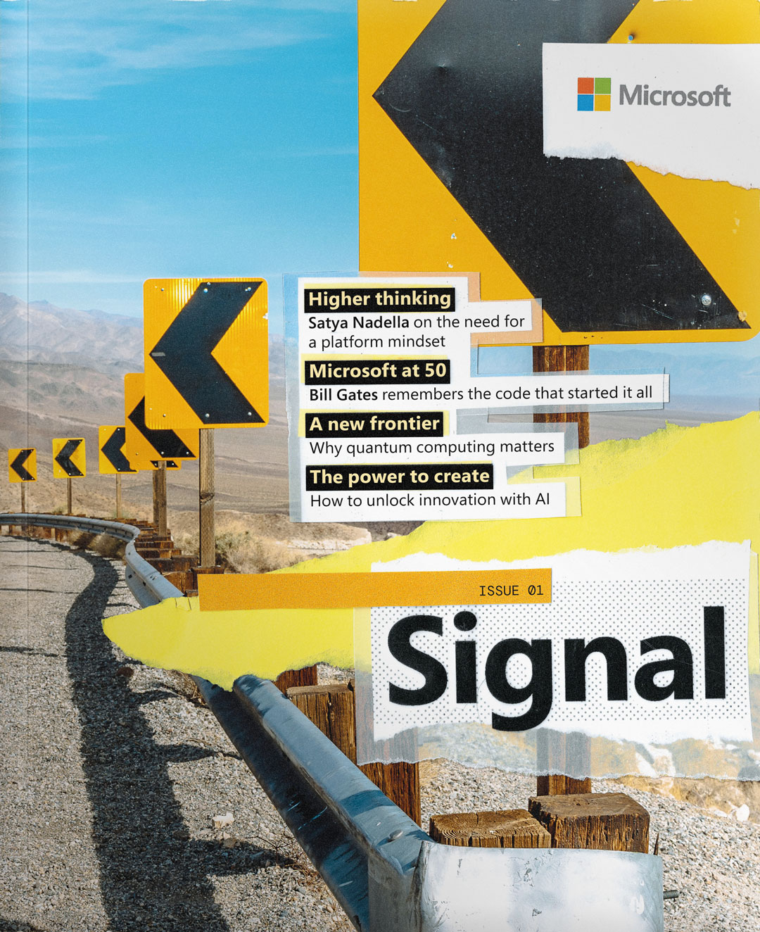 A sign board with arrows pointing to the side.