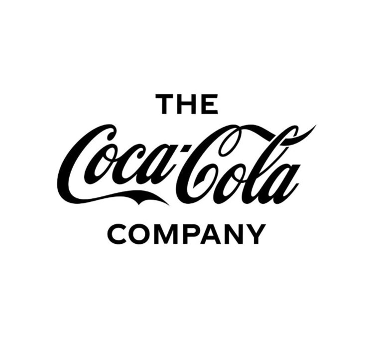 B/w logo of the Coca Cola company