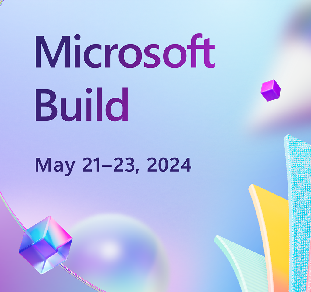 Microsoft Build 2024 event banner