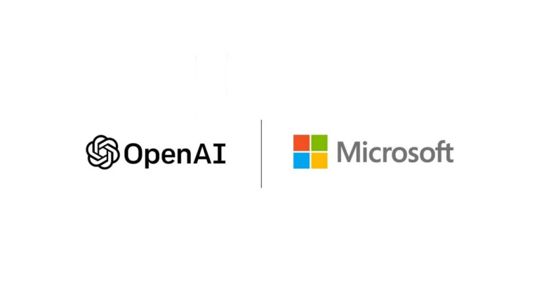 OpenAI and Microsoft company logos side by side