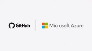 an image with github and Azure AI logo