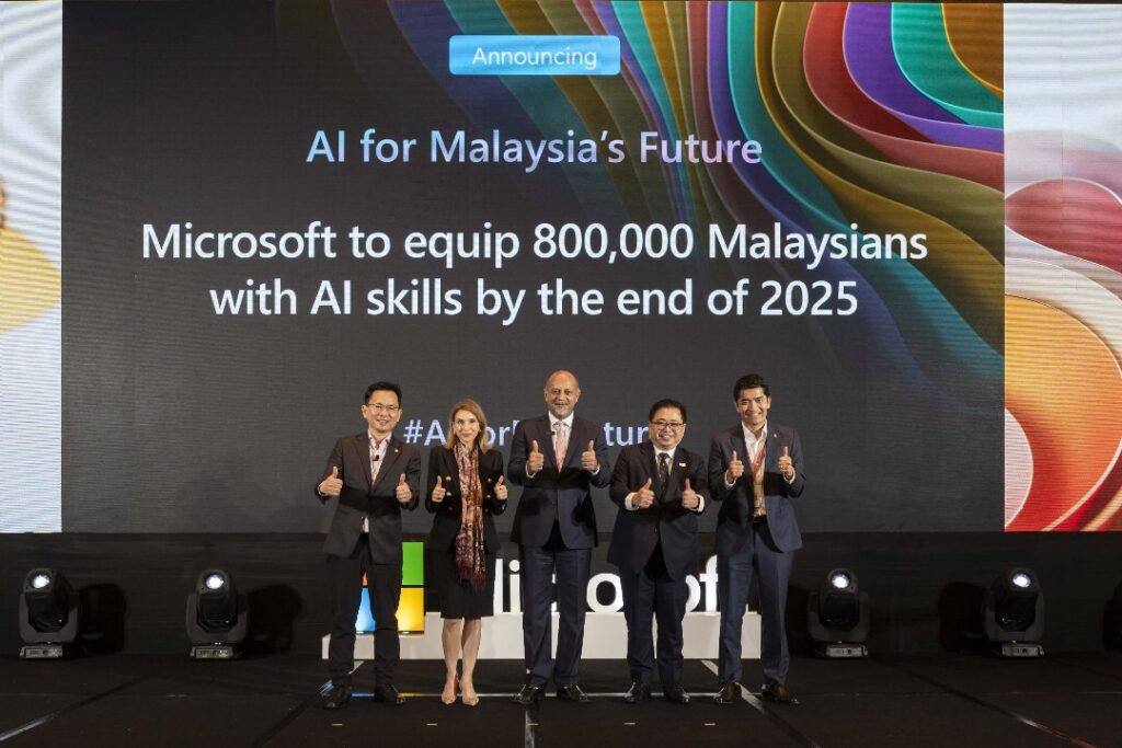 Microsoft launches initiative for AI skilling opportunities for 800,000 Malaysians by 2025 - press release hero image