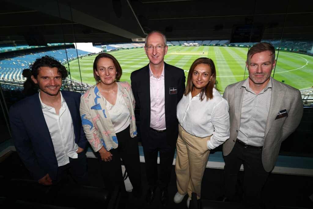 Group photo with Kieran McMillan, Sarh Carney, Murray Newman, Sonia Eland and Don Elliot.