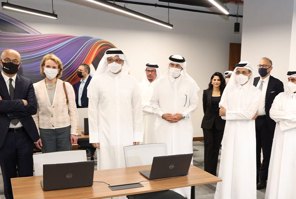 Dignitaries during the inauguration of the Digital Center of Excellence