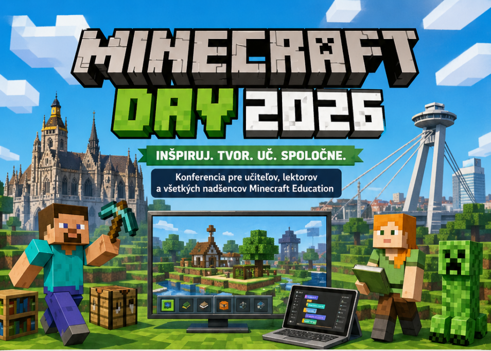 Pozvánka na Minecraft Days v Bratislave a Košiciach
