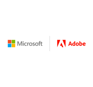 Logos de Microsoft y Adobe
