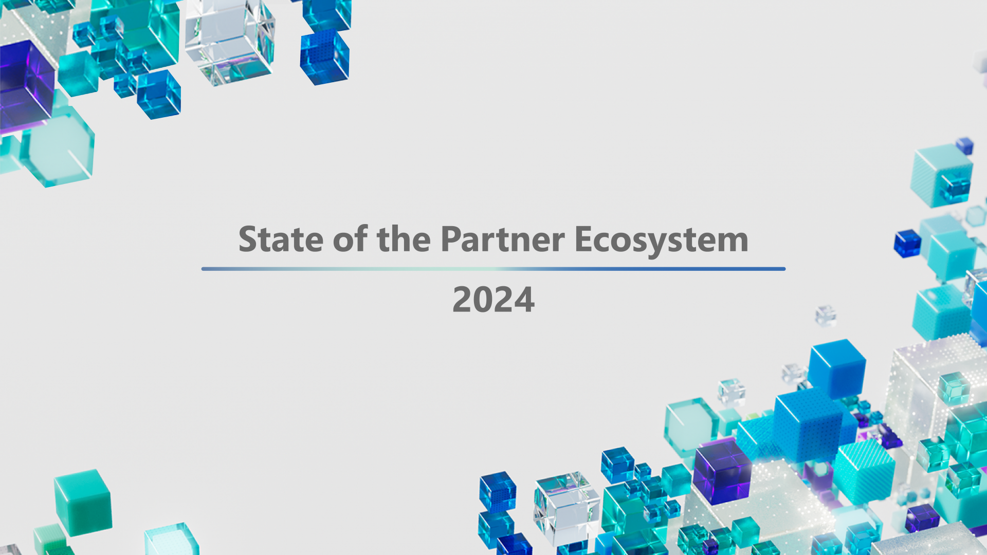 Cartel del Estado del ecosistema de socios 2024