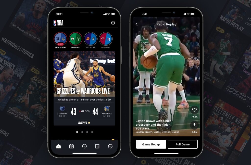 The NBA's new fan experience app