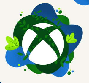 Xbox logo incorporating leaves