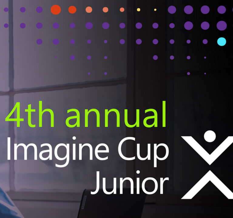 Text reading "4th annual Imagine Cup Junior