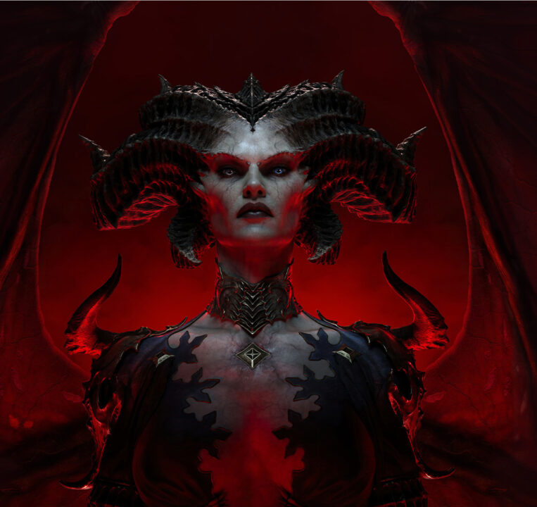 Female character from Diablo IV
