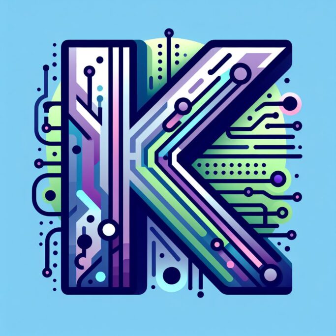 Illustration image of the letter K