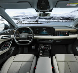 Interior of an Audi auto