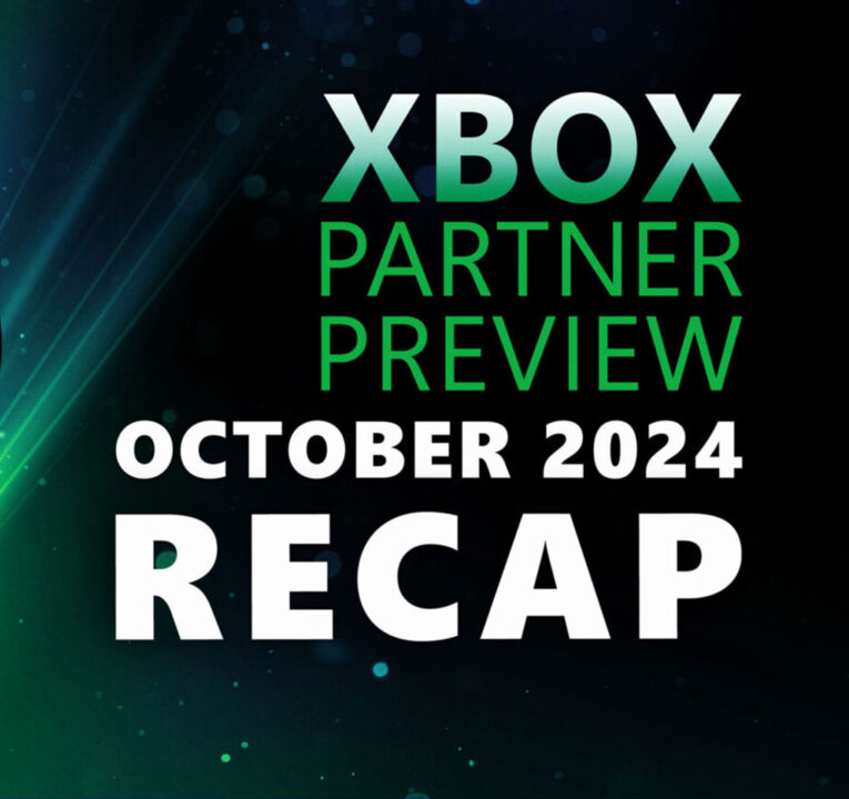 Text reading Xbox partner preview October 2024 recap