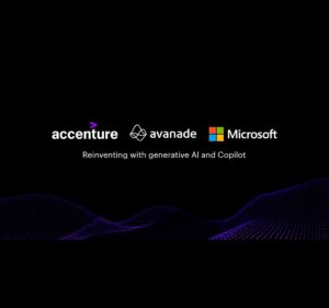 Accenture, Microsoft and Avanade logos