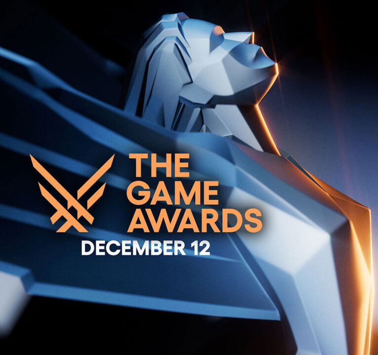 Profile view of tropy along with the words the game awards December 12