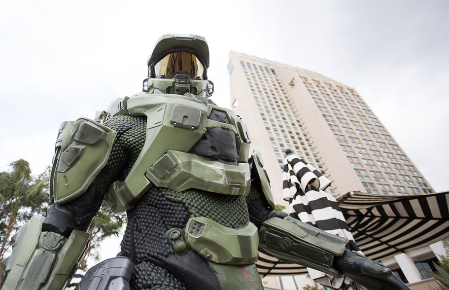 The Master Chief at San Diego Comic Con 2015