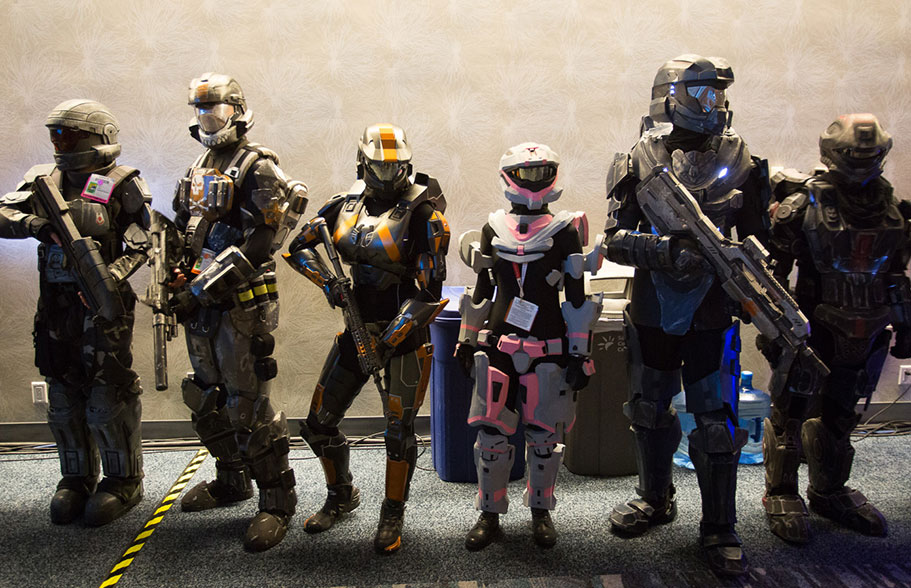 Members of the 405th Infantry Division at San Diego Comic Con 2015