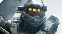 Halo 5 character, John in futuristic armor