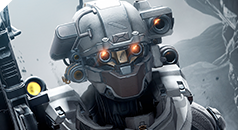 Halo 5 character, Linda in futuristic armor