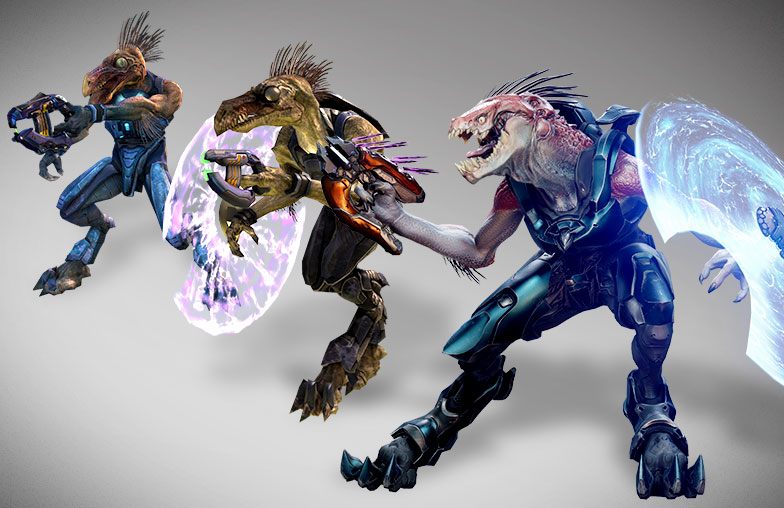 The Evolution of Halo Jackal character design