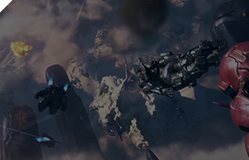 Halo 5: Guardians cinematic trailer still: air drop