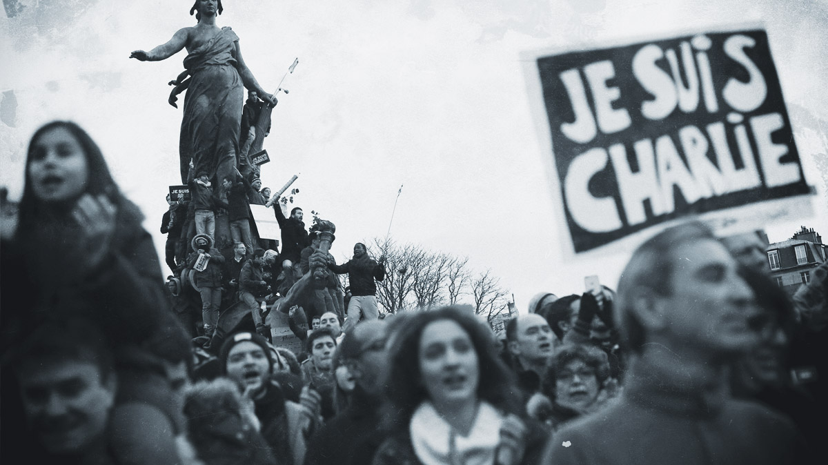 Protest for Jesuis Charlie