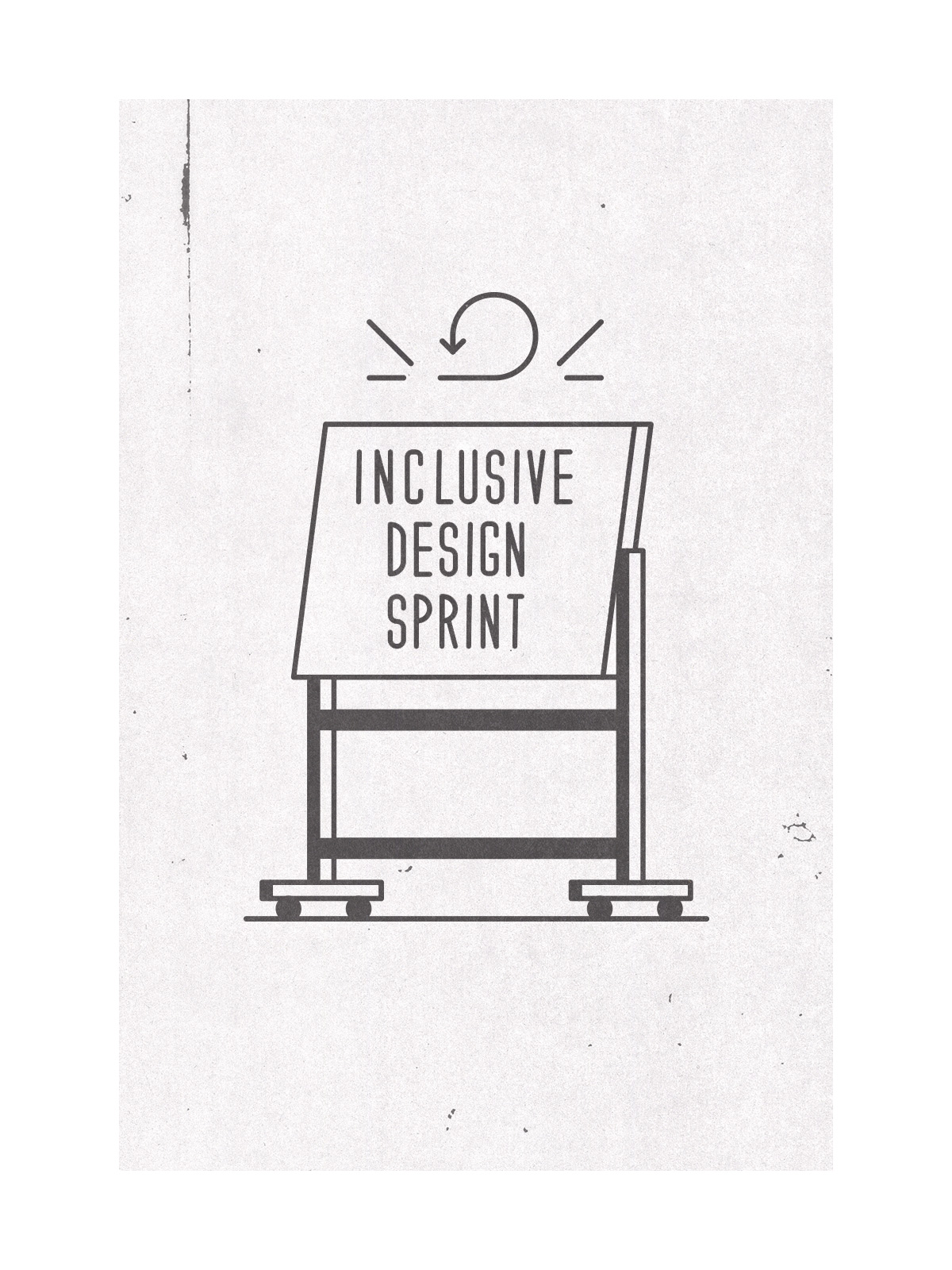 Inclusive Design Sprint written on whiteboard