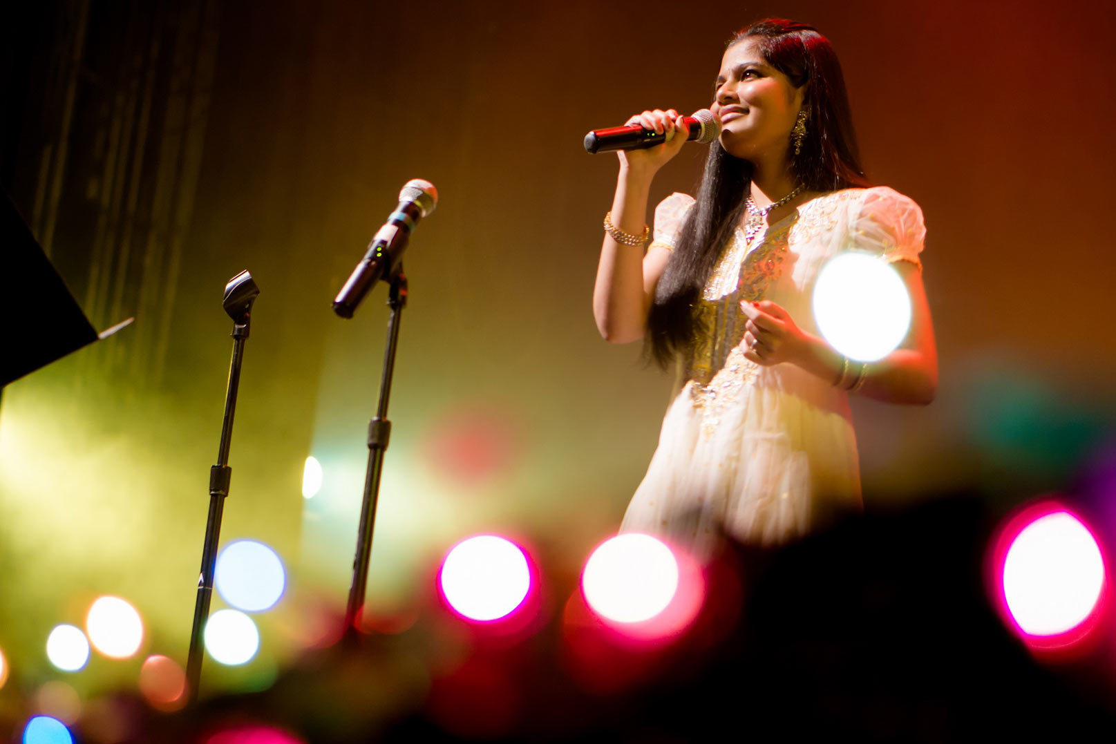 Vidya performing in Kirkland, Washington