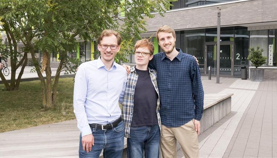 трое молодых людей - команда проекта Pavo (Германия)