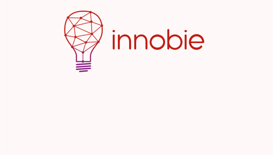 Стилизованная лампочка - логотип студенческого проекта Innobie (Венгрия)