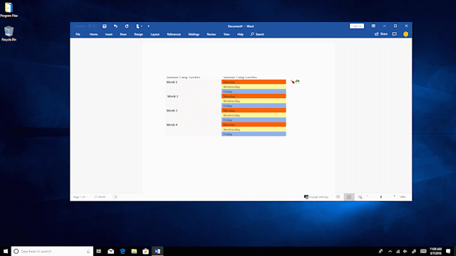 Анимированный скриншот, показывающий как включить панель смайликов на разных языках в Windows 10