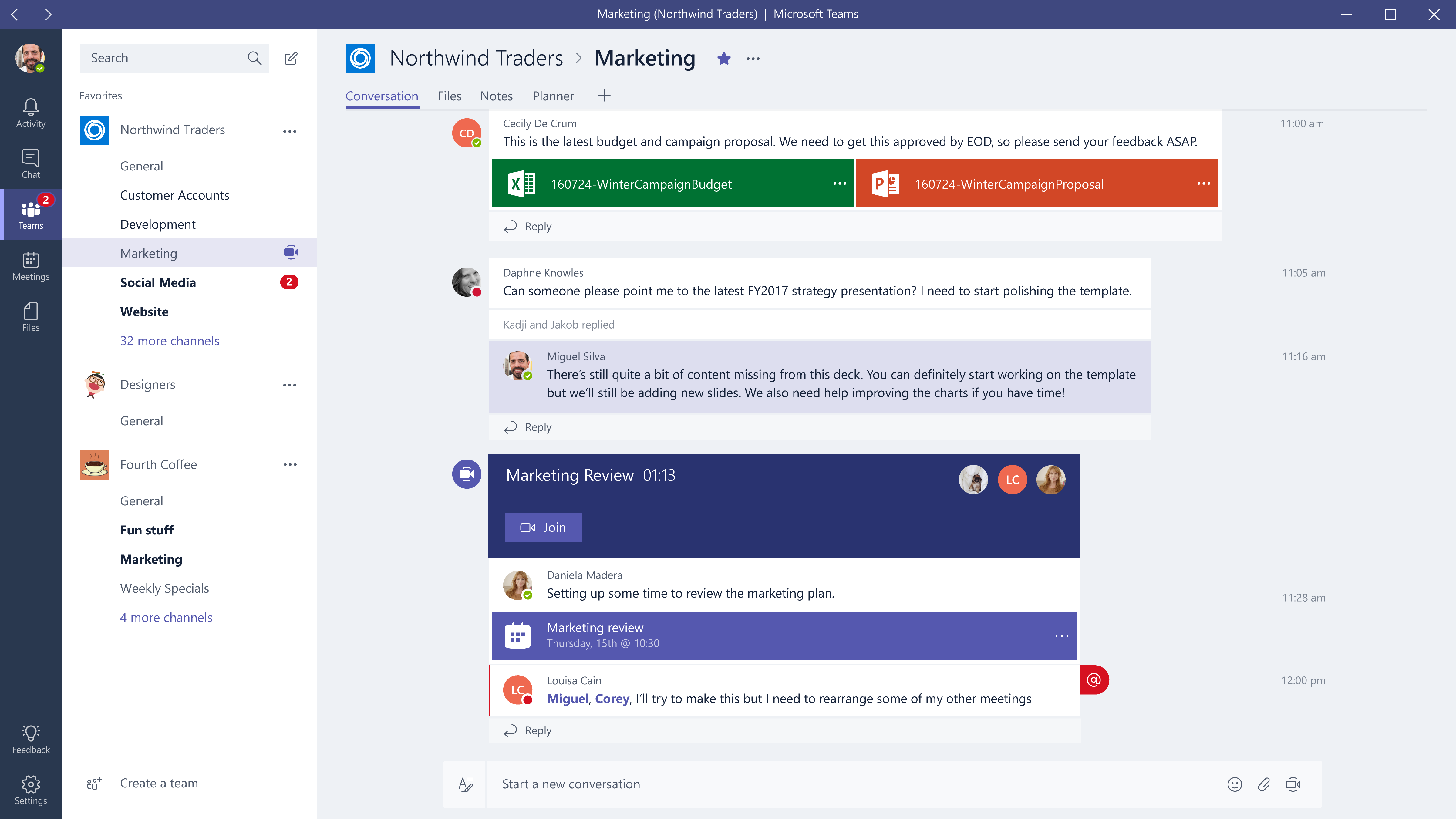 approval document outlook in workspace Introducing Teams: chat Microsoft The new based