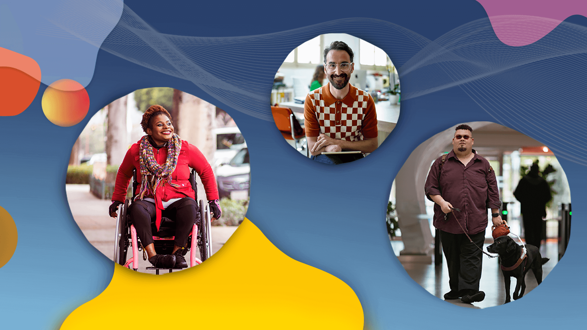 Inclusion is Innovation: Disability Community image collage of people