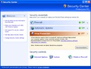 Windows Security Center 