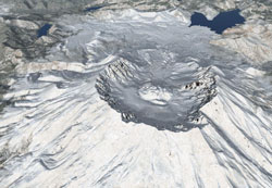 Microsoft ESP renders the world from 100 million feet out to 3 meters DEM (digital elevation model) on the surface