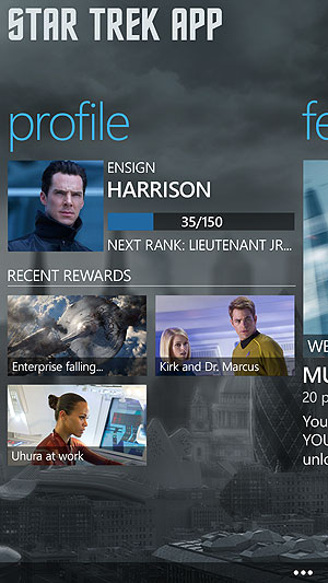 Star Trek Windows Phone app