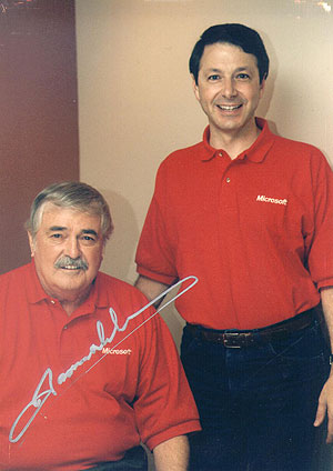 Rick Rashid with James Doohan