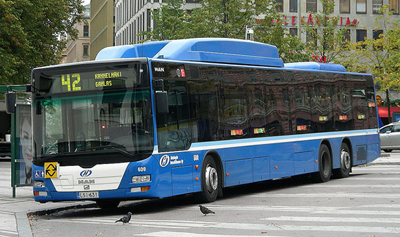 Helsinki Bus Transportation Company uses big data and analytics to improve fuel economy, driver performance, and to save money.