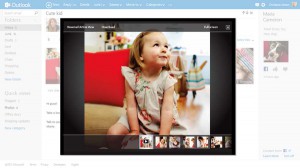 Photo emails are brought to life with slideshows that launch directly out of Outlook.com with one click.