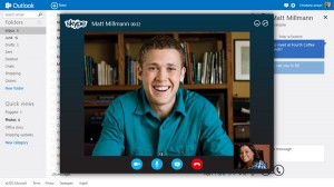 快將登陸Outlook.com的Skype，讓您可透過視像通話聯絡Skype或Outlook上的朋友，不論您的聯絡對象有否安裝Skype均可。