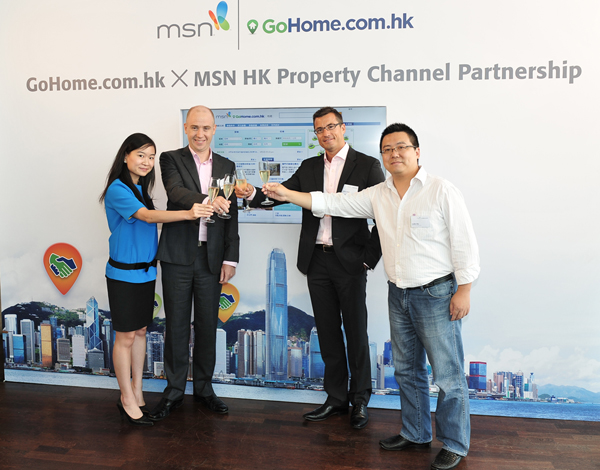 GOHOME.COM.HK AND MSN HK IN PARTNERSHIP