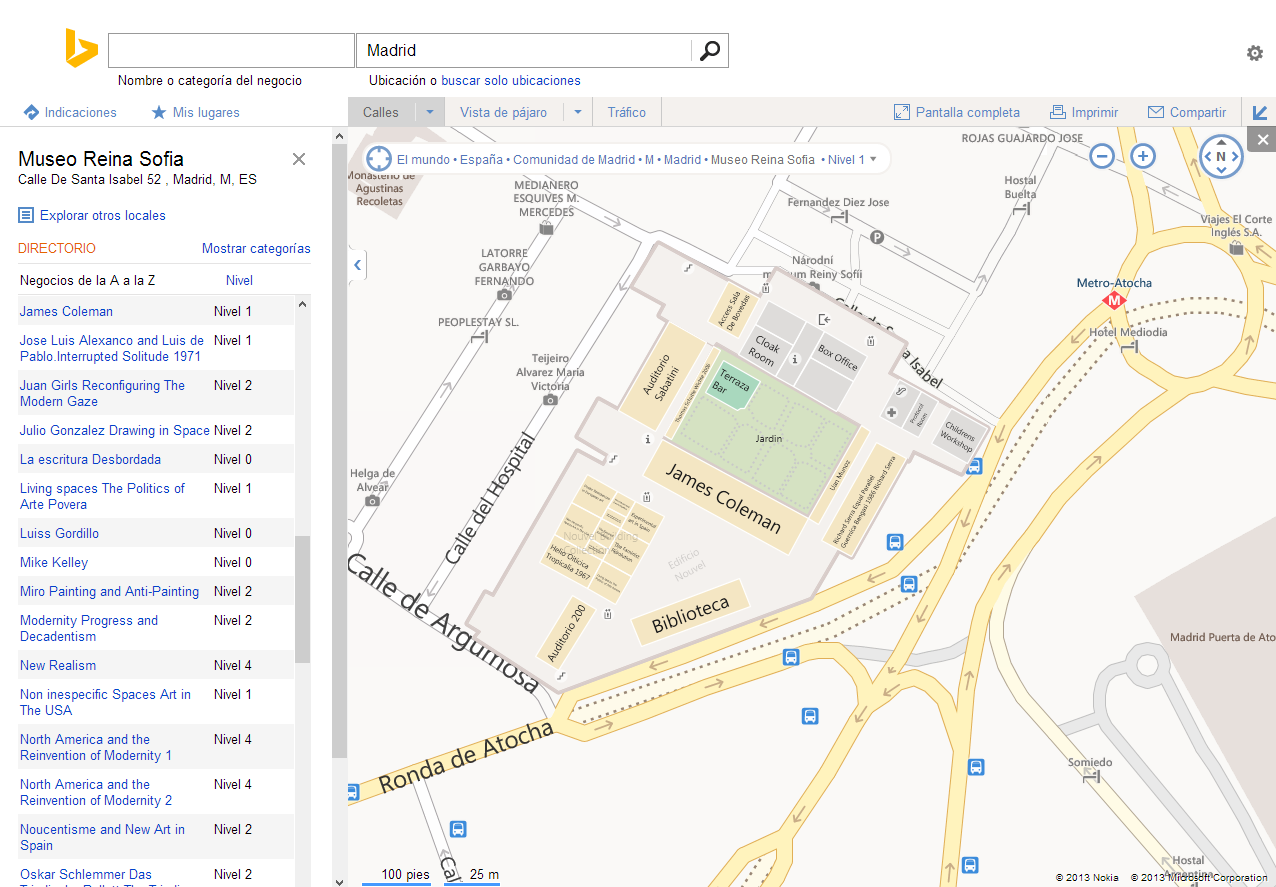 Bing Maps - Venue