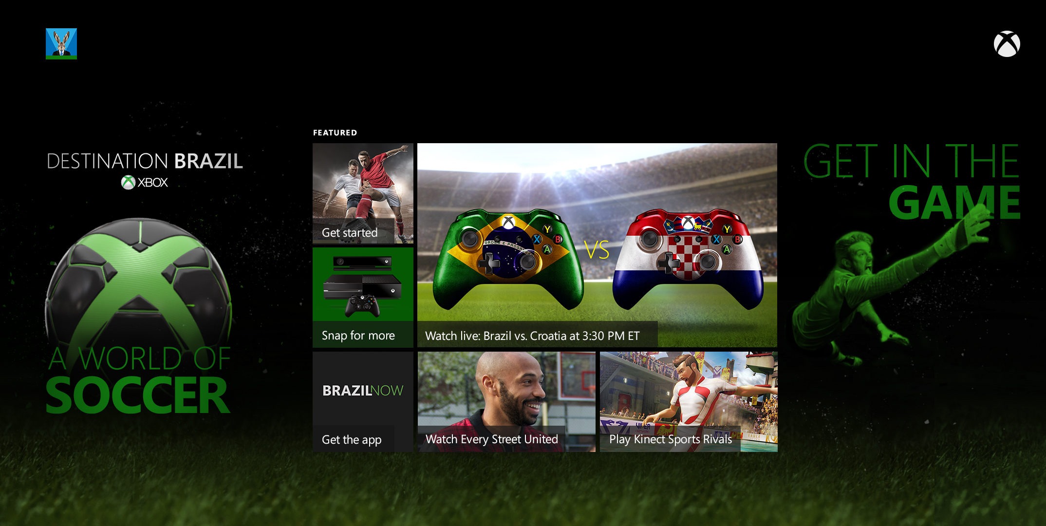 Brazil Now is powered by Bing and delivers real-time data, streamed live from the cloud, for the whole tournament 