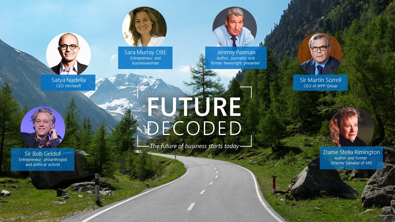 Future Decoded is to be held at ExCeL London, from Monday 10th November to Wednesday 12th November
