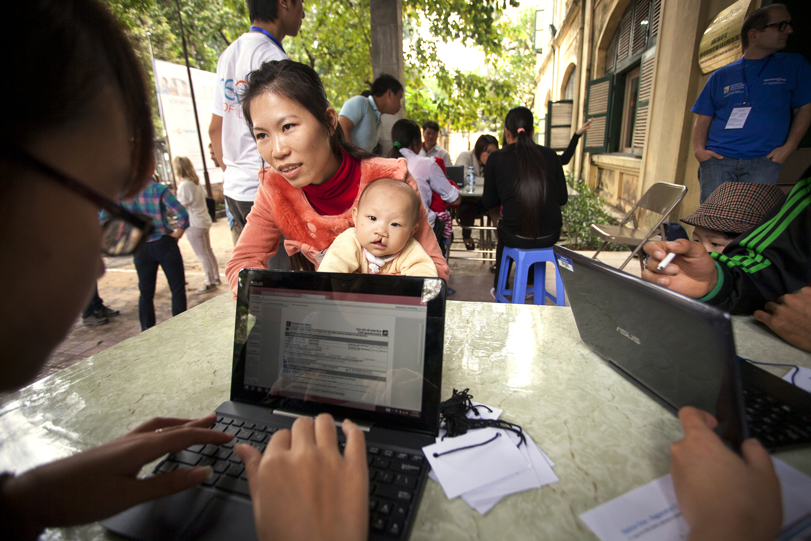 Patients in Hanoi are screened