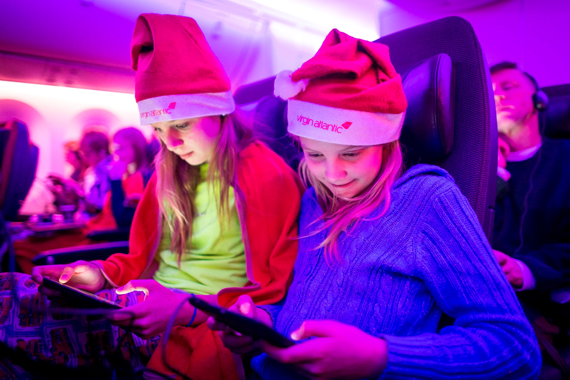 The tablets played an important role in tracking the journey of Father Christmas